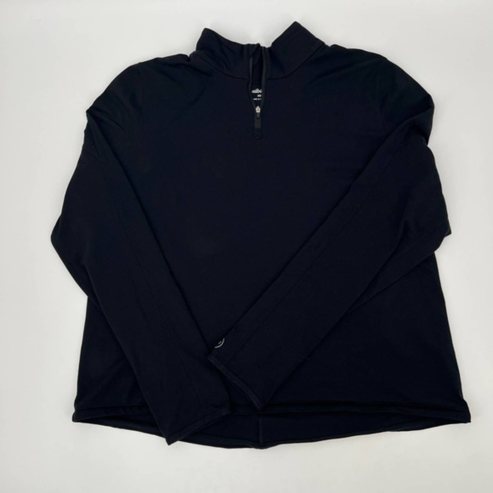 Allbirds Mens Performance Black Long Sleeve 1/4 Zip Running Merino Top Shirt XXL